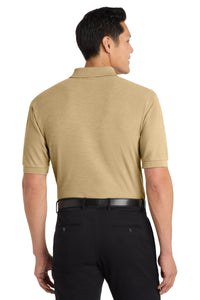 Port Authority Tall Silk Touch Polo - Stone Back