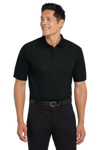 Port Authority Tall Dry Zone Ottoman Polo - Black