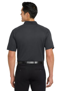 Port Authority Tall Dry Zone Ottoman Polo - Iron Grey Back