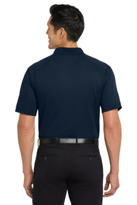 Port Authority Tall Dry Zone Ottoman Polo - Navy Back