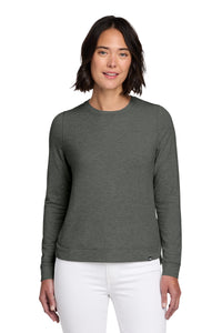 TravisMathew Women's Long Weekend Crew TM1LD003 - Dark Grey Heather