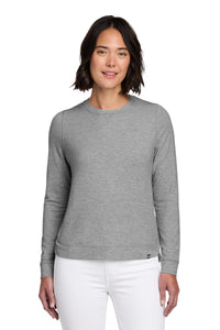 TravisMathew Women's Long Weekend Crew TM1LD003 - Light Grey Heather