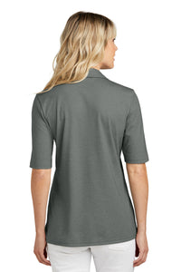 TravisMathew Women's Sunsetters Polo TM1LD004 - Black Heather Back
