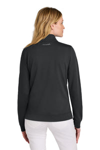 TravisMathew Women's Coveside 1/2-Zip TM1LD007 - Black Back