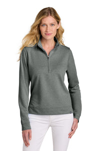 TravisMathew Women's Coveside 1/2-Zip TM1LD007 - Dark Grey Heather