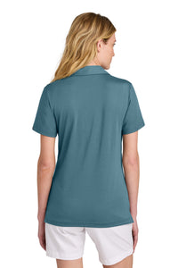 TravisMathew Women's Glenview Solid Polo TM1LF071 - Stellar Blue Back