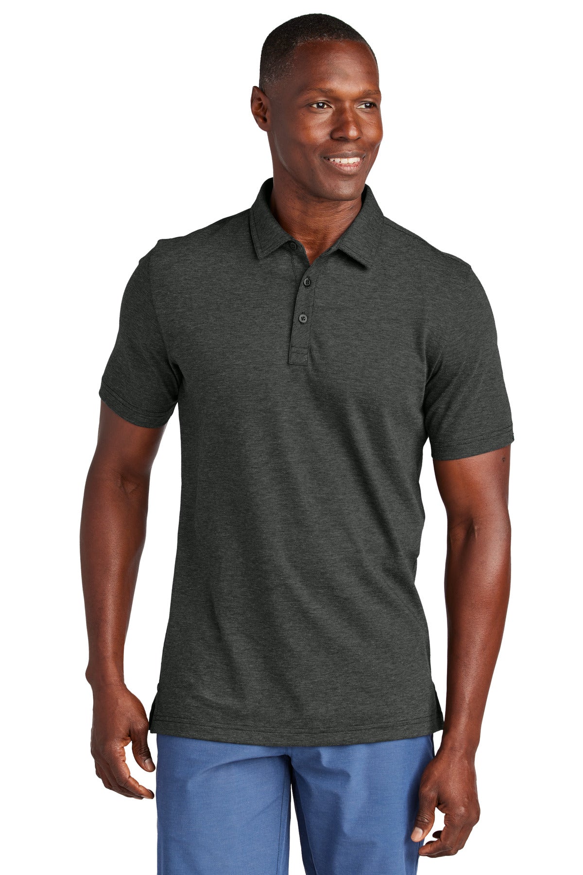 TravisMathew Sunnyvale Polo TM1MAA369 - Black Heather