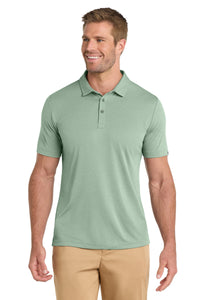 TravisMathew Coto Performance Polo - Beryl Green Heather