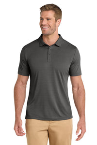 TravisMathew Coto Performance Polo - Quiet Shade Grey/ Black