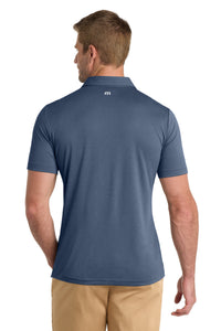TravisMathew Coto Performance Polo - Vintage Indigo/ Black Back