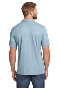 TravisMathew Oceanside Heather Polo - Allure Heather Back