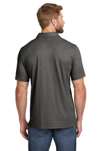 TravisMathew Oceanside Heather Polo - Black Heather Back