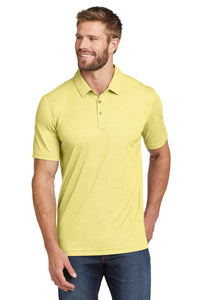 TravisMathew Oceanside Heather Polo - Pale Banana Heather