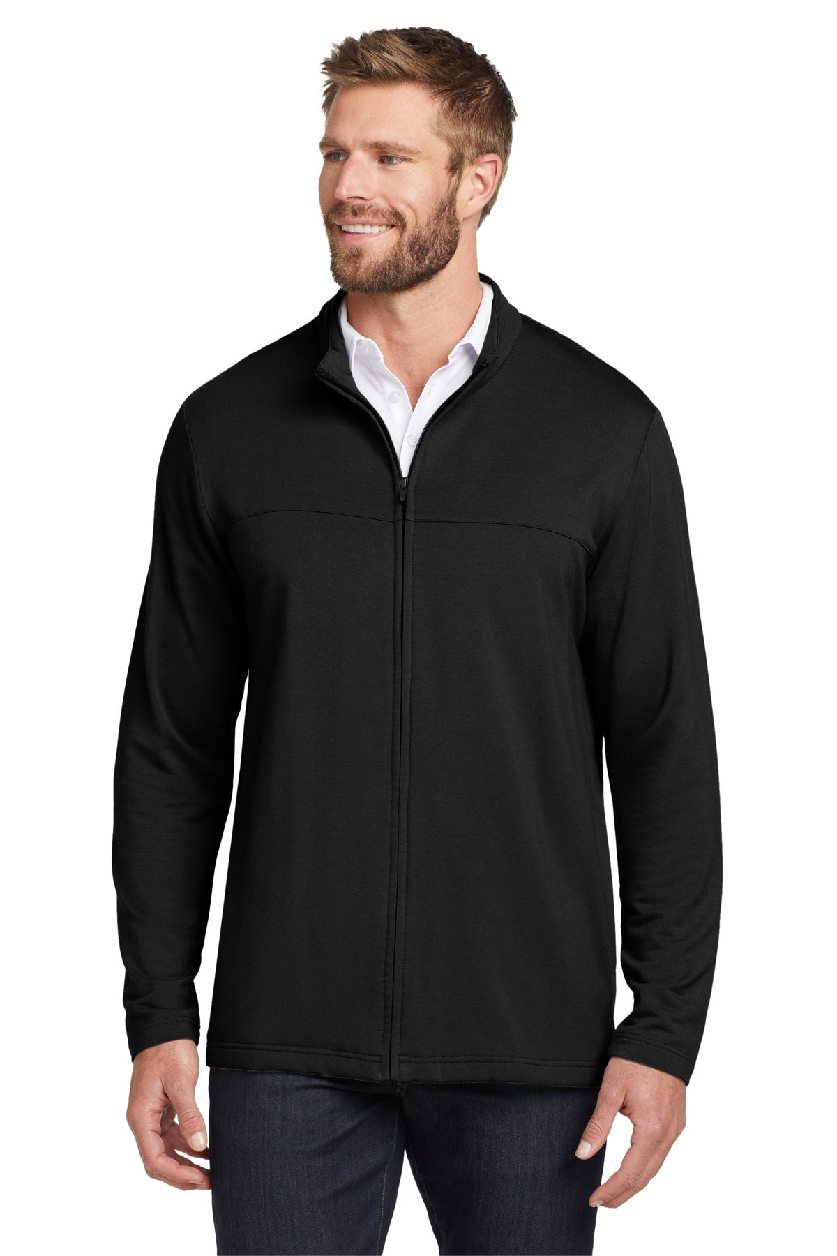 TravisMathew Newport Full-Zip Fleece - Black