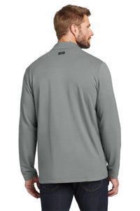 TravisMathew Newport Full-Zip Fleece - Quiet Shade Grey Back