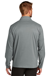 TravisMathew Surfside Full-Zip Jacket - Quiet Shade Grey Heather Back