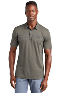 TravisMathew Monterey Chest Stripe Polo TM1MW450 - Quiet Shade Grey