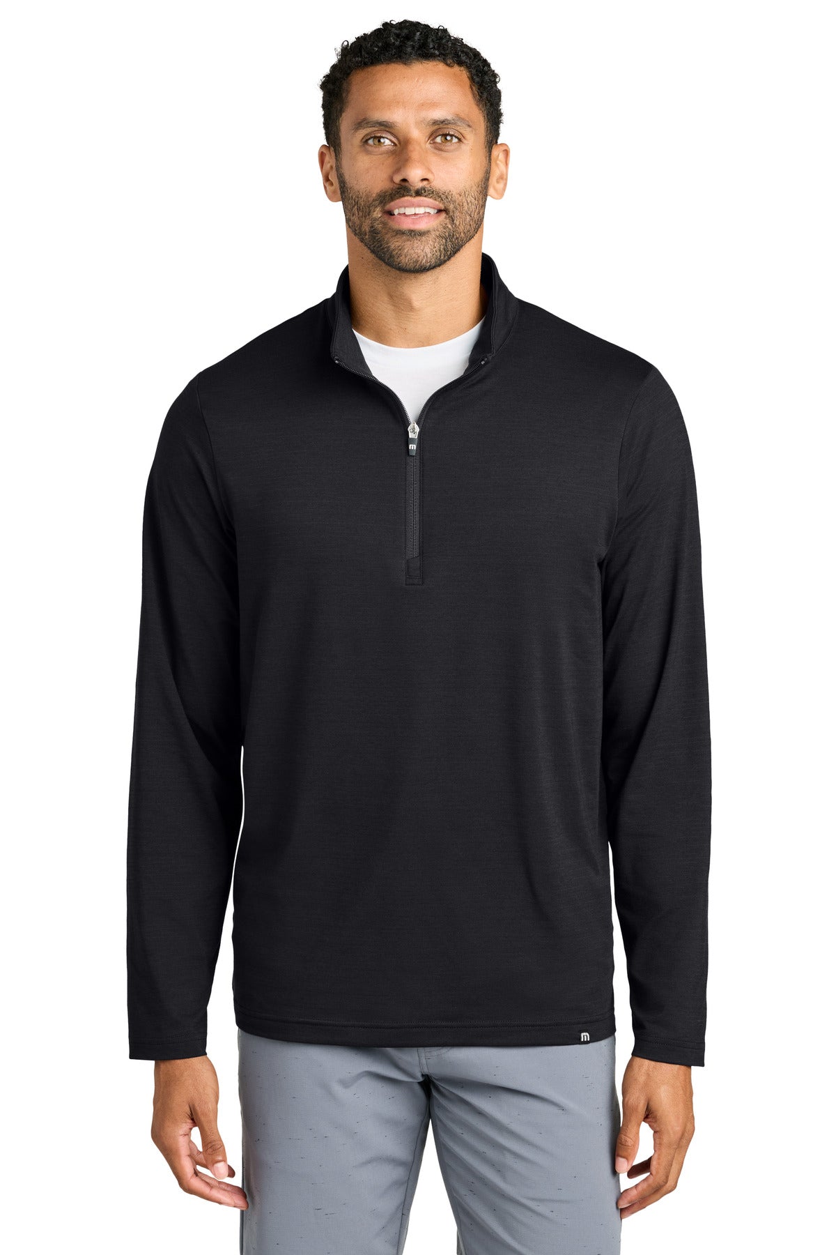 TravisMathew Crestview 1/4-Zip TM1MW452 - Black