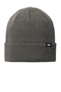 TravisMathew Solid Cuffed Beanie TM1MY394 - Dark Grey Heather