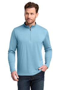 TravisMathew Coto Performance 1/4-Zip TM1MY397 - Brilliant Blue Heather
