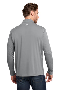TravisMathew Coto Performance 1/4-Zip TM1MY397 - Quiet Shade Grey Heather Back
