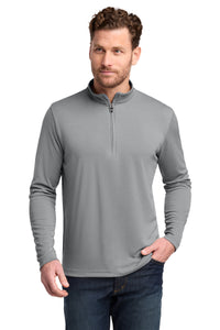TravisMathew Coto Performance 1/4-Zip TM1MY397 - Quiet Shade Grey Heather