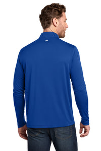 TravisMathew Coto Performance 1/4-Zip TM1MY397 - Royal Blue Back