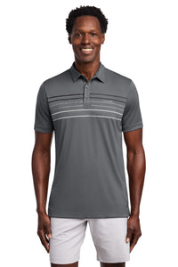 TravisMathew Coto Performance Chest Stripe Polo TM1MY400 - Dark Grey