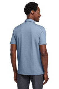 TravisMathew Coastal Chest Stripe Polo TM1MY402 - Opal Blue Heather Back