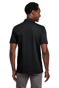 TravisMathew Oceanside Geo Polo TM1MY403 - Black/ Aegean Blue Back