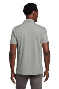 TravisMathew Oceanside Geo Polo TM1MY403 - Quiet Shade Grey Heather/ Dark Grey Back