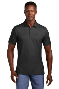TravisMathew Oceanside Heather Pocket Polo TM1MY404 - Black Heather