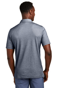 TravisMathew Oceanside Heather Pocket Polo TM1MY404 - Blue Nights Heather Back