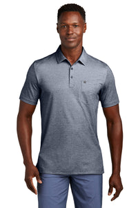 TravisMathew Oceanside Heather Pocket Polo TM1MY404 - Blue Nights Heather