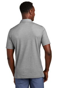 TravisMathew Oceanside Heather Pocket Polo TM1MY404 - Quiet Shade Grey Heather Back