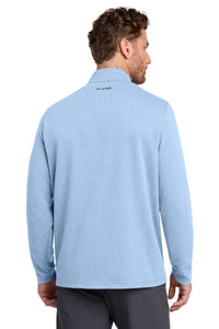 TravisMathew Coveside 1/4-Zip TM1MZ339 - Light Blue Heather Back