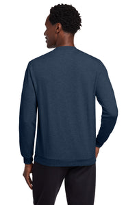 TravisMathew Long Weekend Crew TM1MZ342 - Blue Nights Heather Back