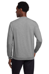 TravisMathew Long Weekend Crew TM1MZ342 - Light Grey Heather Back