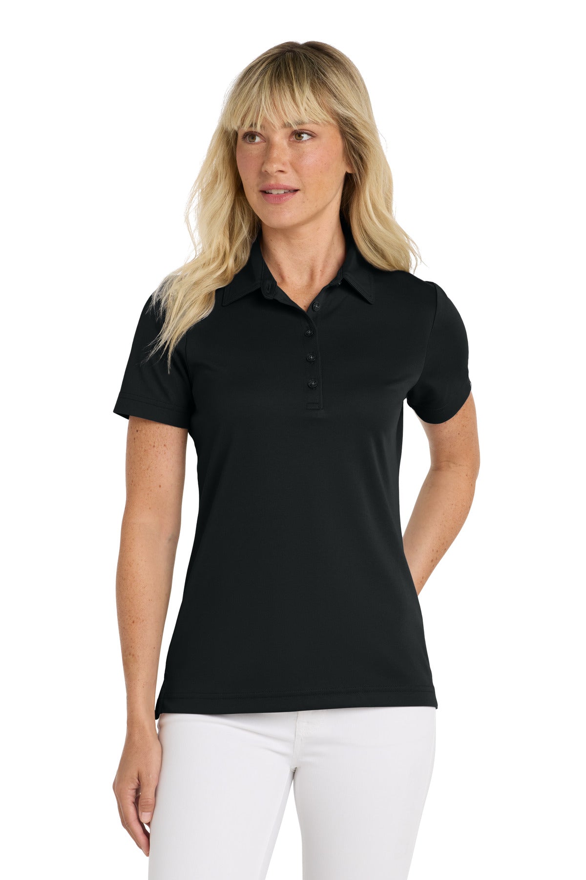 TravisMathew Women's Oceanside Solid Polo TM1WW001 - Black