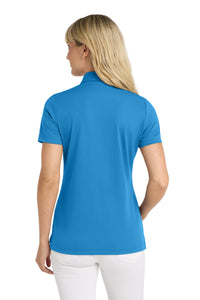 TravisMathew Women's Oceanside Solid Polo TM1WW001 - Classic Blue Back