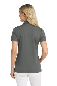 TravisMathew Women's Oceanside Solid Polo TM1WW001 - Quiet Shade Grey Back