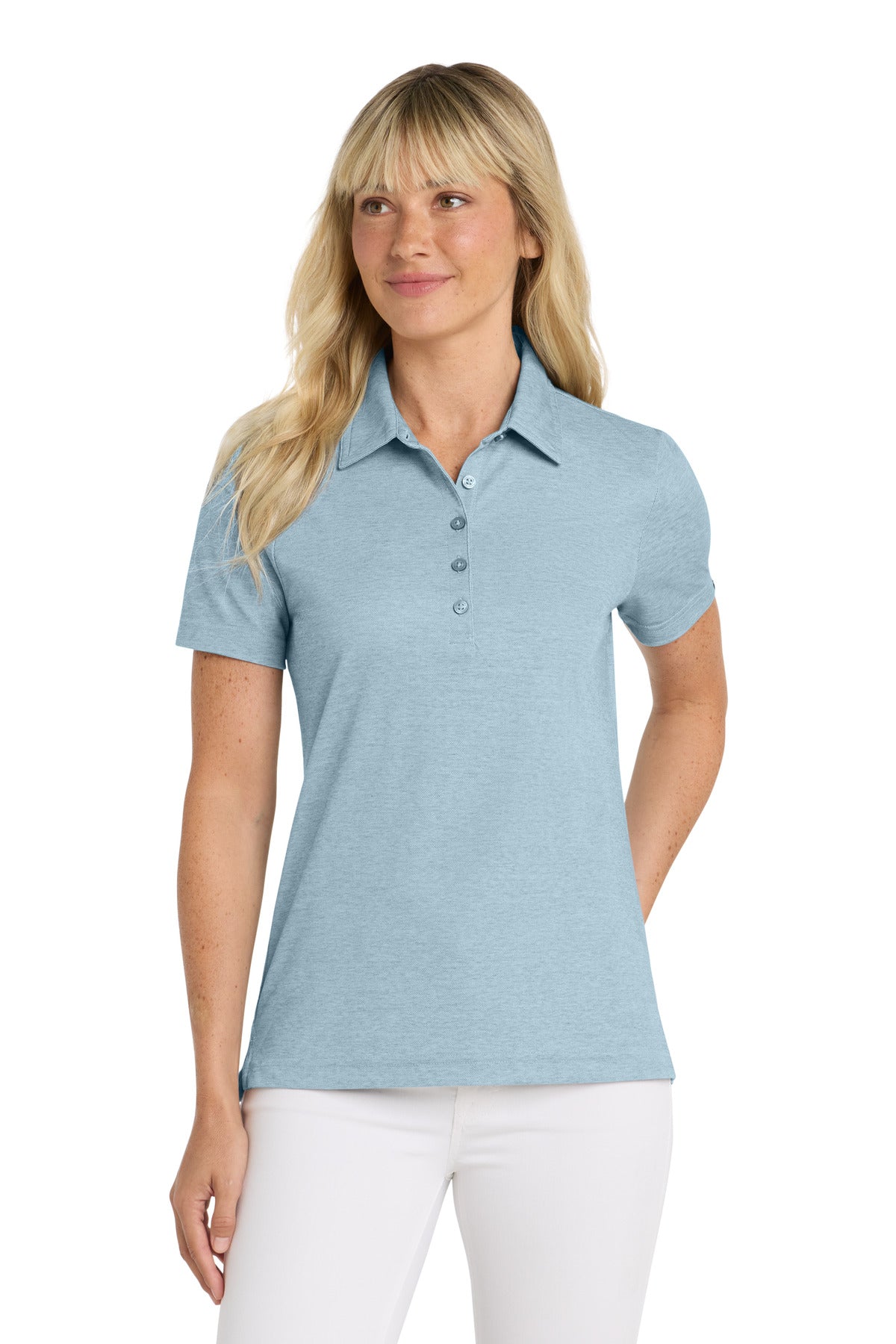 TravisMathew Women's Oceanside Heather Polo TM1WW002 - Allure Heather
