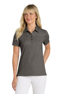 TravisMathew Women's Oceanside Heather Polo TM1WW002 - Black Heather