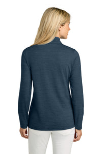 TravisMathew Women's Crestview 1/4-Zip TM1WW003 - Vintage Indigo Heather Back
