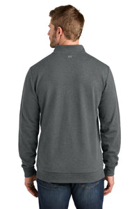 TravisMathew Ocean Villa 1/4-Zip TMA41421 - Dark Grey Heather Back