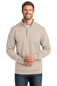 TravisMathew Ocean Villa 1/4-Zip TMA41421 - Natural Heather