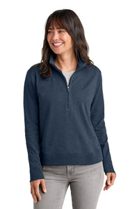 TravisMathew Women's Ocean Villa 1/4-Zip TMA41428 - Blue Heather