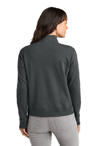 TravisMathew Women's Ocean Villa 1/4-Zip TMA41428 - Dark Grey Heather Back