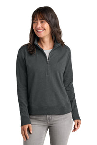 TravisMathew Women's Ocean Villa 1/4-Zip TMA41428 - Dark Grey Heather