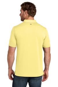 TravisMathew Glenview Solid Polo TMA41461 - Pale Yellow Back